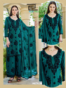 Blue Hills Black Bunny Vol 30 NX Fancy Work Rayon Kurta Set