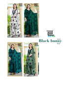 Blue Hills Black Bunny Vol 30 NX Fancy Work Rayon Kurta Set