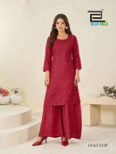 Blue Hills Heenaz Vol 5 Designer Rayon Kurti with Sharara Suit