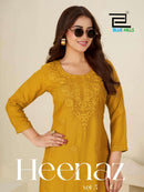 Blue Hills Heenaz Vol 5 Designer Rayon Kurti with Sharara Suit