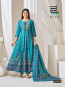 Blue Hills Huma Vol 5 Rayon Embroidered Anarkali Gown