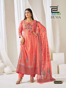 Blue Hills Huma Vol 5 Rayon Embroidered Anarkali Gown