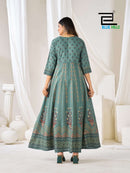 Blue Hills Huma Vol 5 Rayon Embroidered Anarkali Gown
