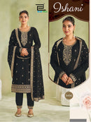 Blue Hills Ishani  Designer Vichitra Silk Embroidery Work Kurta