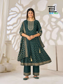 Blue Hills Light of Festival Rayon Anarkali Gown Set