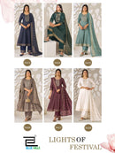 Blue Hills Light of Festival Rayon Anarkali Gown Set