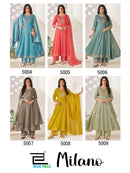Blue Hills Milano Rayon Sequence Embroidered Work Suit