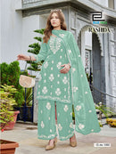 Blue Hills Rashida Designer Rayon Kurta Palazzo Set