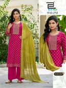 Blue Hills Saloni NX Premium Rayon Fancy Embroidery Work Kurti