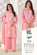 Blue Hills Sypik Rayon Designer Thread Embroidery Salwar Suit Set