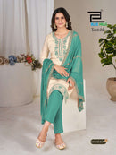 Blue Hills Tanishk Silk Embroidered Work Designer Suit Set