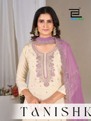 Blue Hills Tanishk Silk Embroidered Work Designer Suit Set