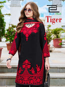 Blue Hills Tiger Premium Rayon Fancy Work Ready Made Suit