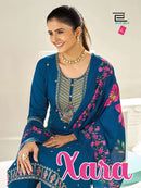 Blue Hills Xara Premium Designer Rayon Ethnic Kurti Set