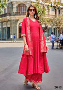 Clysi Zafira Premium Muslin Embroidered Anarkali Suit