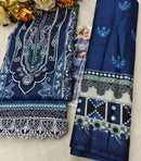 Cosmos Fashion Jazmin Vol 1 Lawn Cotton Printed Fancy Work Suit