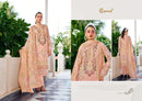 Cosmos Fashion Jazmin Vol 1 Lawn Cotton Printed Fancy Work Suit