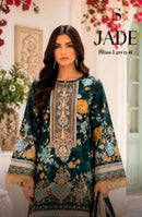 Deepsy Suits Jade Bliss Lawn Vol 6 Cotton Heavy Patch Embroidery Suit