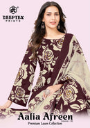 Deeptex Prints Aalia Afreen Vol 6 Cotton Lawn Designer Suit