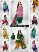 Deeptex Batik Plus Volume 35 Premium Cotton Printed Suits