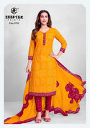 Deeptex Classic Chunnaris Vol 37 Designer Cotton Bandhani Print Ethnic Suits