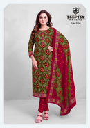 Deeptex Classic Chunnaris Vol 37 Designer Cotton Bandhani Print Ethnic Suits