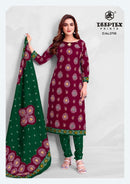 Deeptex Classic Chunnaris Vol 37 Designer Cotton Bandhani Print Ethnic Suits