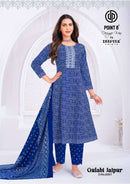 Deeptex Prints Gulabi Jaipuri Vol 6 Cotton Printed Anarkali Suit Set