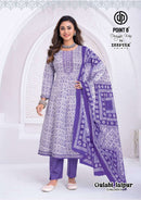 Deeptex Prints Gulabi Jaipuri Vol 6 Cotton Printed Anarkali Suit Set