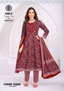 Deeptex Prints Gulabi Jaipuri Vol 6 Cotton Printed Anarkali Suit Set