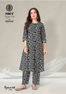 Deeptex Prints Kyrova 88 Stylish Ready to Wear Cotton Kurti Pant Set