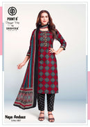 Deeptex Prints Naya Andaaz Vol 18 Premium Cotton Printed Ready Made Suit