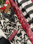 Premium Pure Cotton Designer Patch Work Pakistani Suit