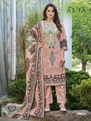 Asifa & Nabeel Vol 5 Falak International Cotton Digital Printed Suit