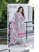 Asifa & Nabeel Vol 5 Falak International Cotton Digital Printed Suit
