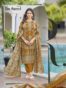 Falak International Bin Saeed Vol 7 Premium Cotton Digital Print Salwar Suit