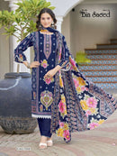 Falak International Bin Saeed Vol 7 Premium Cotton Digital Print Salwar Suit