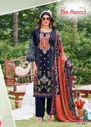 Falak International Bin Saeed Vol 8 Designer Cotton Digital Printed Suit