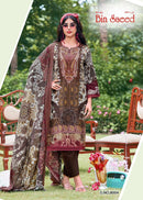 Falak International Bin Saeed Vol 8 Designer Cotton Digital Printed Suit