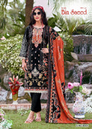 Falak International Bin Saeed Vol 8 Designer Cotton Digital Printed Suit