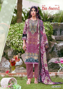 Falak International Bin Saeed Vol 8 Designer Cotton Digital Printed Suit