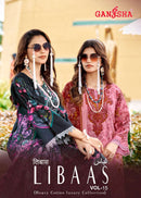 Falak Libaas Vol 15 Premium Cotton Karachi Print Embroidered Suit