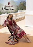 Farida Fab Crimson Vol 15 Premium Ready Made Suit