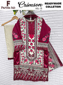 Farida Fab Crimson Vol 15 Premium Ready Made Suit