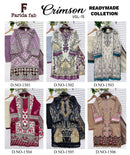 Farida Fab Crimson Vol 15 Premium Ready Made Suit