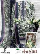 Farida Fab Jade Bin Saeed Premium Cotton Digital Printed Suit Set