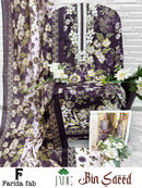 Farida Fab Jade Bin Saeed Premium Cotton Digital Printed Suit Set