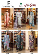 Farida Fab Jade Bin Saeed Premium Cotton Digital Printed Suit Set