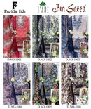 Farida Fab Jade Bin Saeed Premium Cotton Digital Printed Suit Set