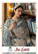 Farida Fab Jade Bin Saeed Premium Cotton Digital Printed Suit Set